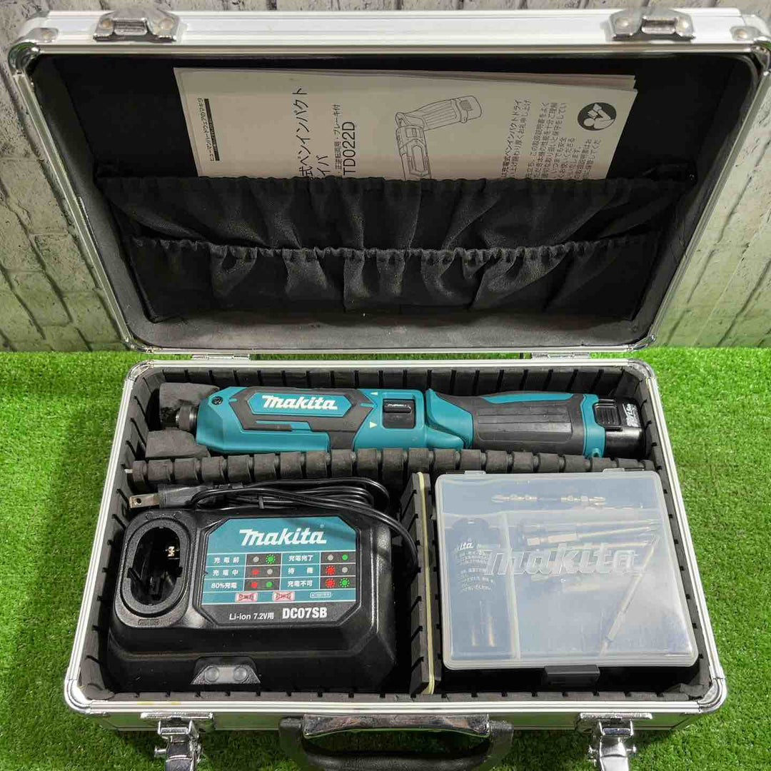 ★マキタ(makita) 7.2V コードレスペンインパクトドライバー TD022DSHX 動作確認済み【川口店】