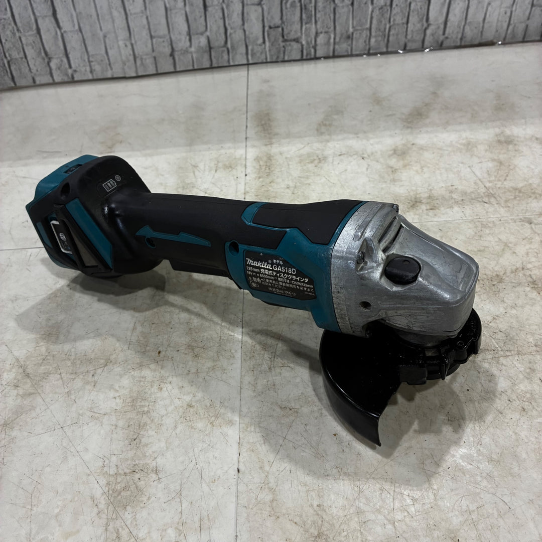 ☆マキタ(makita) 125mmコードレスディスクグラインダ GA518DZ【川口店】
