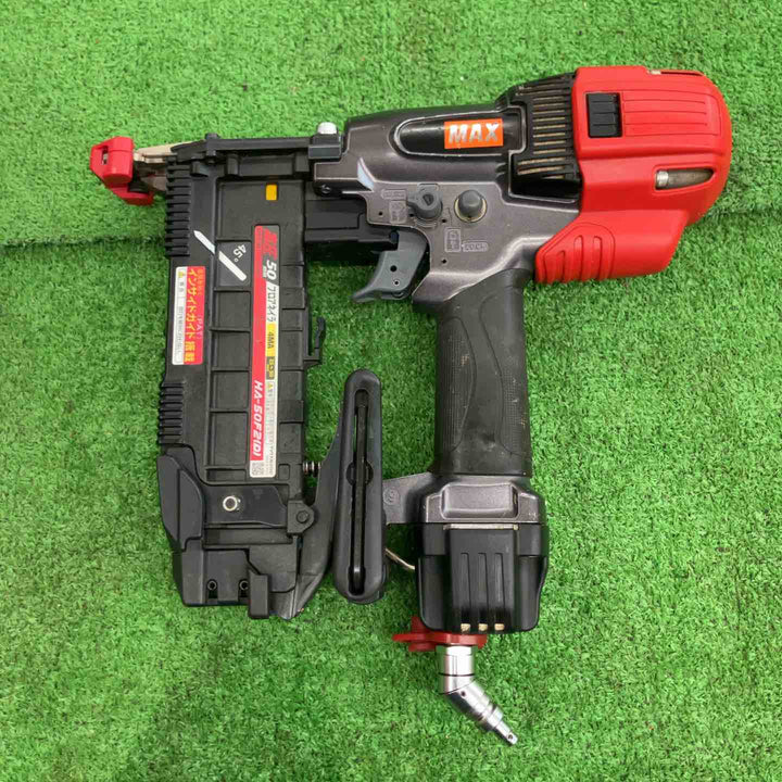 【中古品】 マックス/MAX 高圧フロアタッカ・HA-50F2(D)-G 【桶川店】