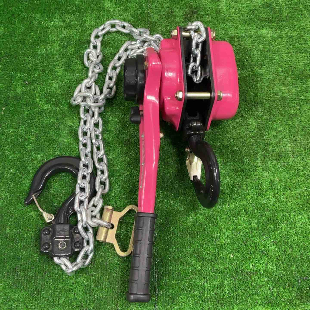 WCP 三方良し レバーホイスト 246367-01 レバーホイスト 0.75t ピンク色【草加店】