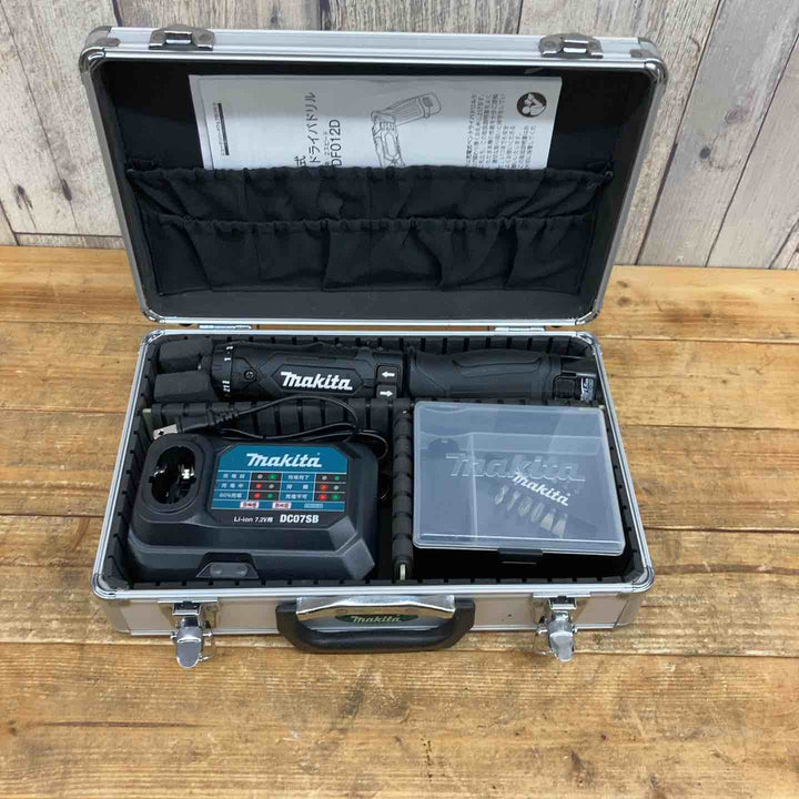 【中古美品】 マキタ(makita) コードレスドリルドライバー DF012DSHXB 7.2V フルセット品 【東大和店】