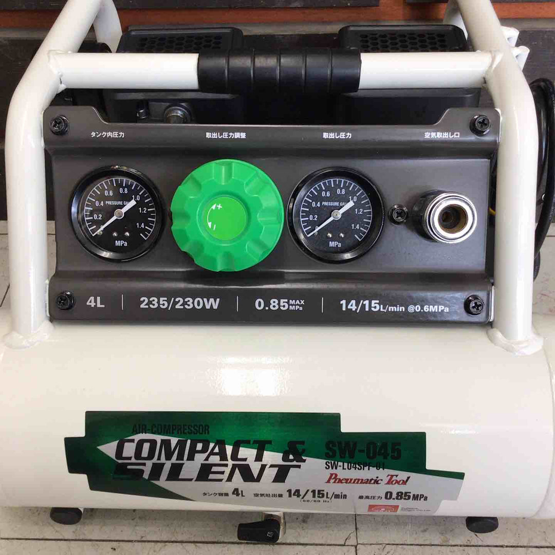 【中古品】 SK11 エアコンプレッサSW-045 SW-L04SPF-01 【鴻巣店】