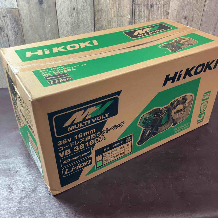【未使用(店頭展示品)】★ハイコーキ(HIKOKI ※旧:日立工機) コードレス鉄筋カットベンダ VB3616DA(NN)【東大和店】