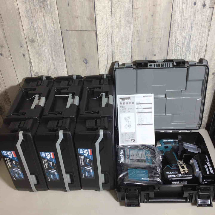 【未使用品】 マキタ makita コードレス インパクトドライバー TD173DRGX 4台 インパクト 青 ブルー 純正 純正品 【戸田店】