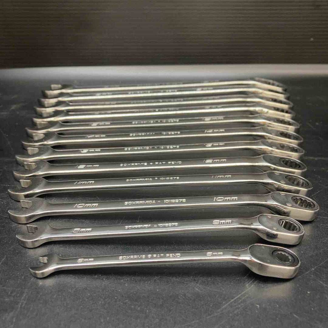 スナップオン(Snap-on) コンビギアレンチセット SOXRRM710A+8mm 6mm付き 6mm-19mm 計12本セット【川越店】