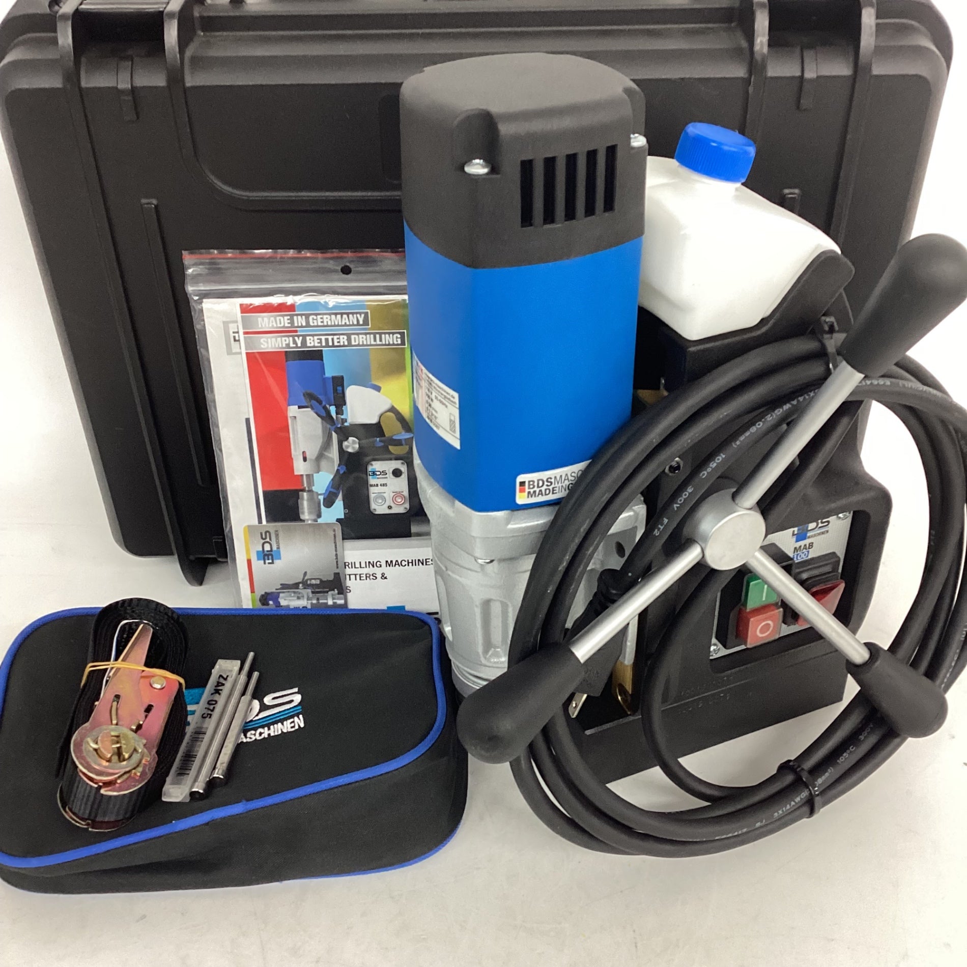 ▼BDS 磁気ボール盤 MAB100K 磁気ドリル 鉄工 穴あけ φ1-3/8インチ【狭山】 ▽BDS 磁気ボール盤 MAB100K 磁気ドリル 鉄工 穴あけ φ1-3/8インチ