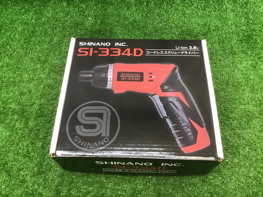 信濃機販　SHINANO　 コードレススクリュードライバ　SI-334D【富山店】♪A