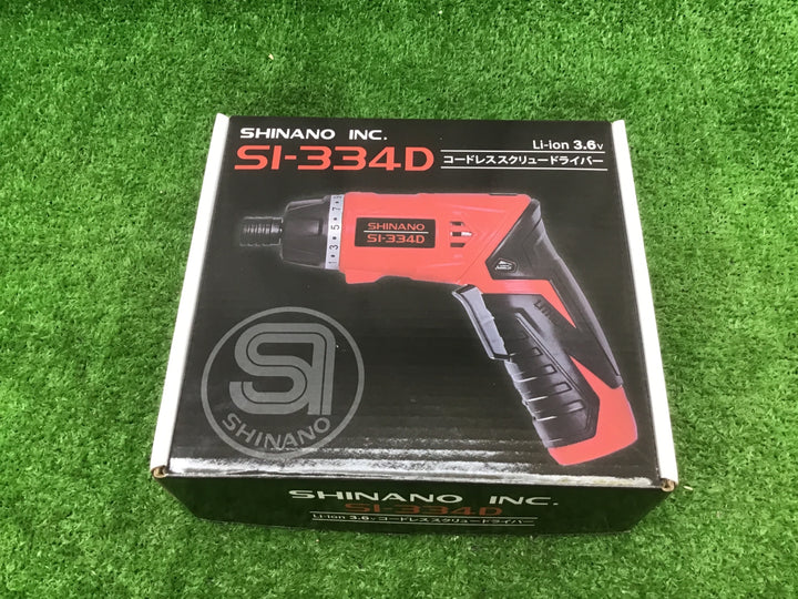 信濃機販　SHINANO　 コードレススクリュードライバ　SI-334D【富山店】♪A