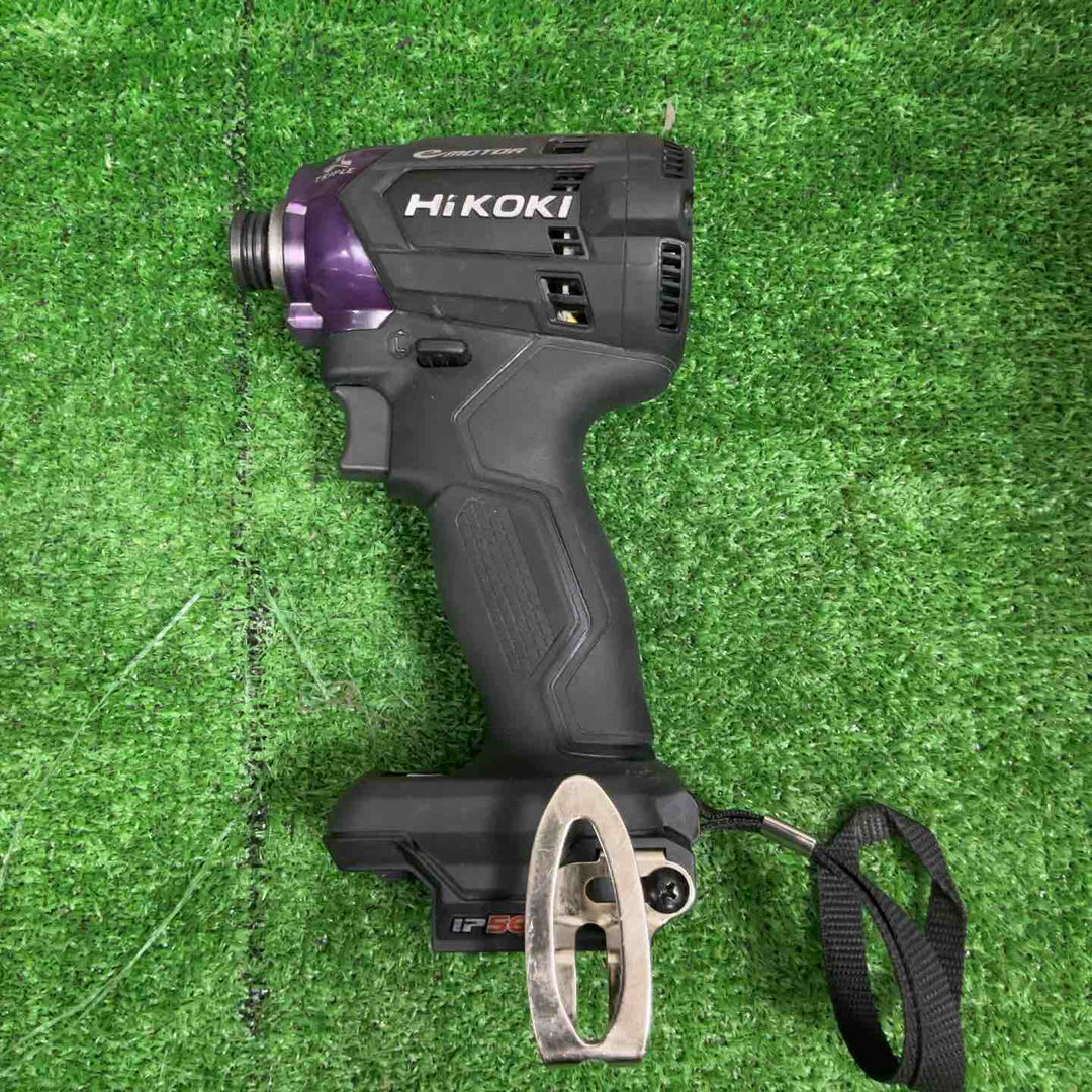 ◇HiKOKI(ハイコーキ) 10.8V 充電式 インパクトドライバー ストロングブラック 蓄電池・充電器付 WH12DCA(2LSB)【草加店】