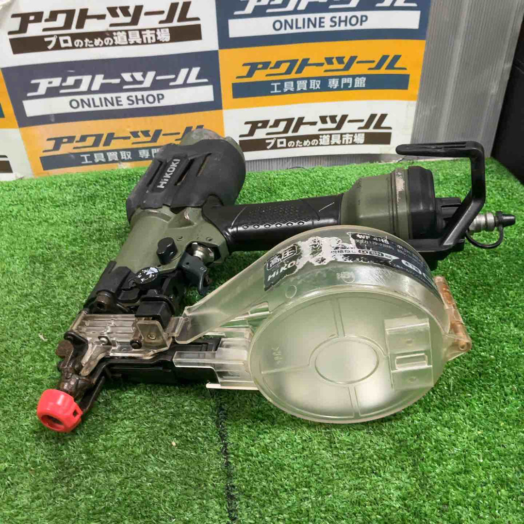 ◇ハイコーキ(HIKOKI ※旧:日立工機) 高圧エアネジ打ち機 WF4HS(AG) アブソリュートグリーン【草加店】