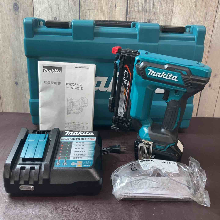 【中古品】 マキタ(makita) コードレスタッカ ST421DRG 18V J線/4mm 【東大和店】