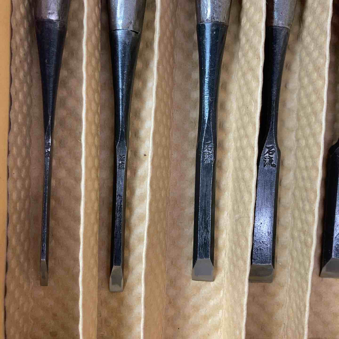 【中古品】鑿(のみ) 石流 10本組 【東大和店】