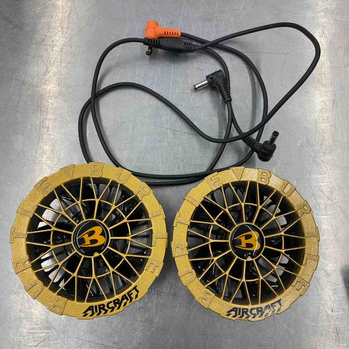 バートル(BURTLE) AIRCRAFT AC09 24V リチウムイオンバッテリー(未使用)+ファンユニット AC09-2(中古)　セット品【所沢店】
