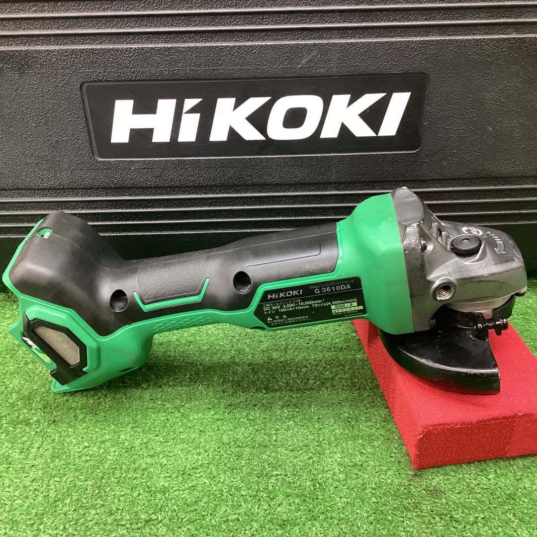 ★ハイコーキ(HIKOKI ※旧:日立工機) 100mmコードレスディスクグラインダ G3610DA(XP)【川越店】