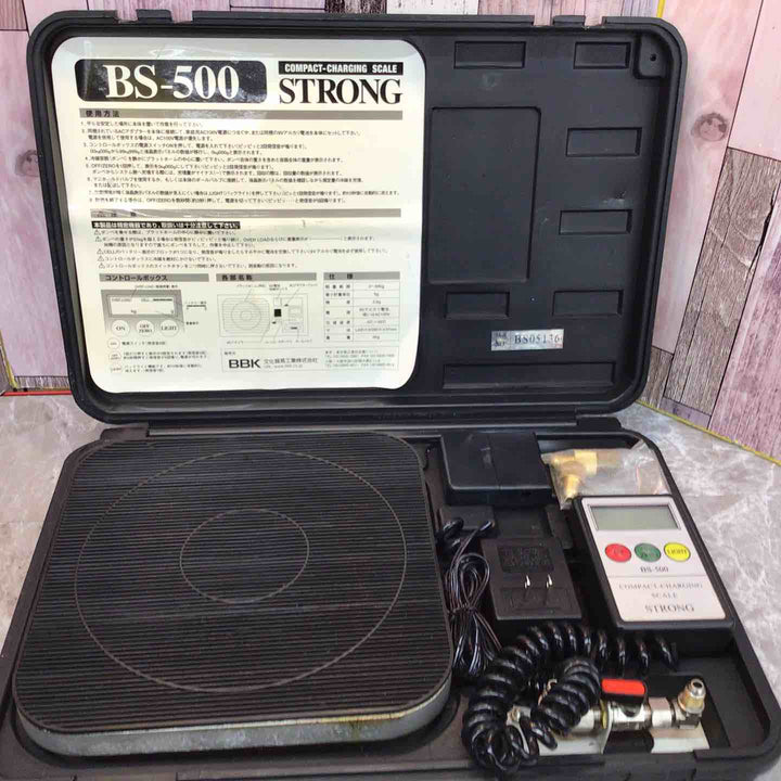 【中古品】◇BBK(文化貿易工業) チャージングスケール BS-500 ケース留め具部分破損【八潮店】