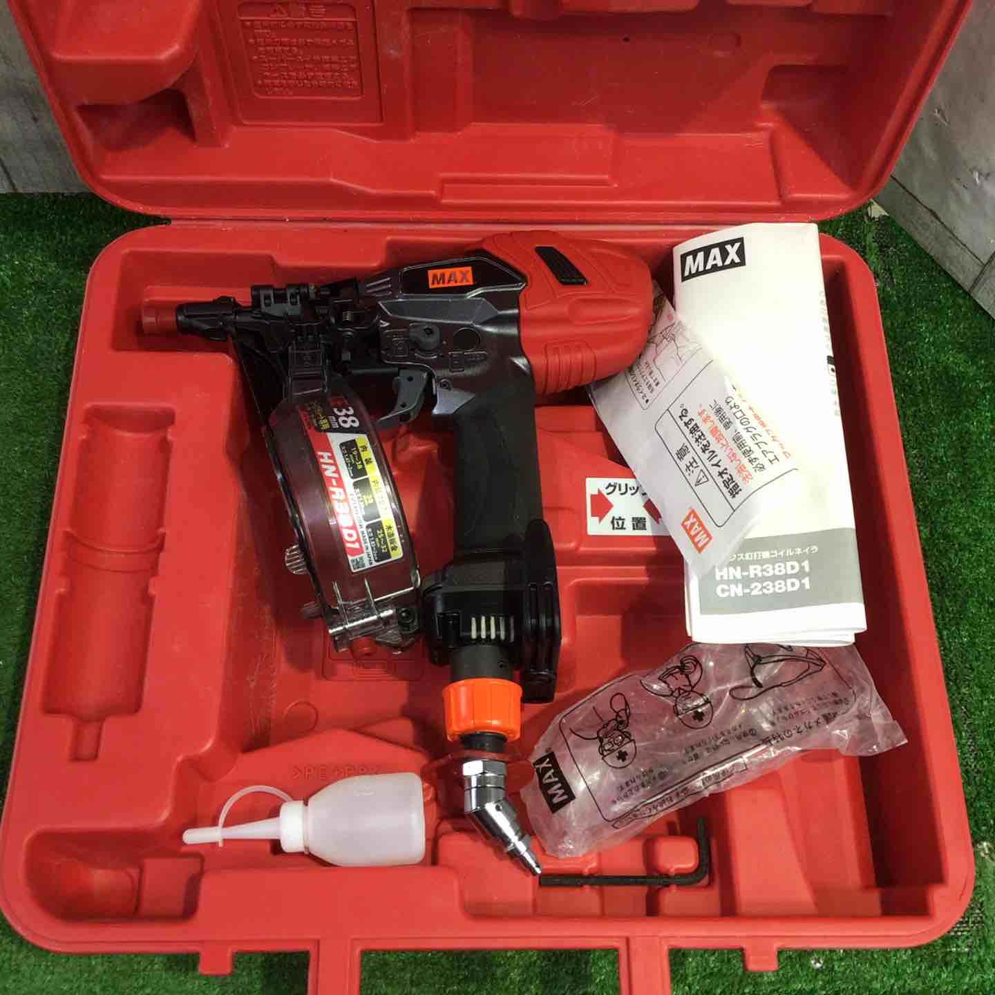 ★マックス(MAX) 高圧エア釘打ち機 HN-R38D1【町田店】 ☆マックス(MAX) 高圧エア釘打ち機 HN-R38D1【町田店】 – アクトツール