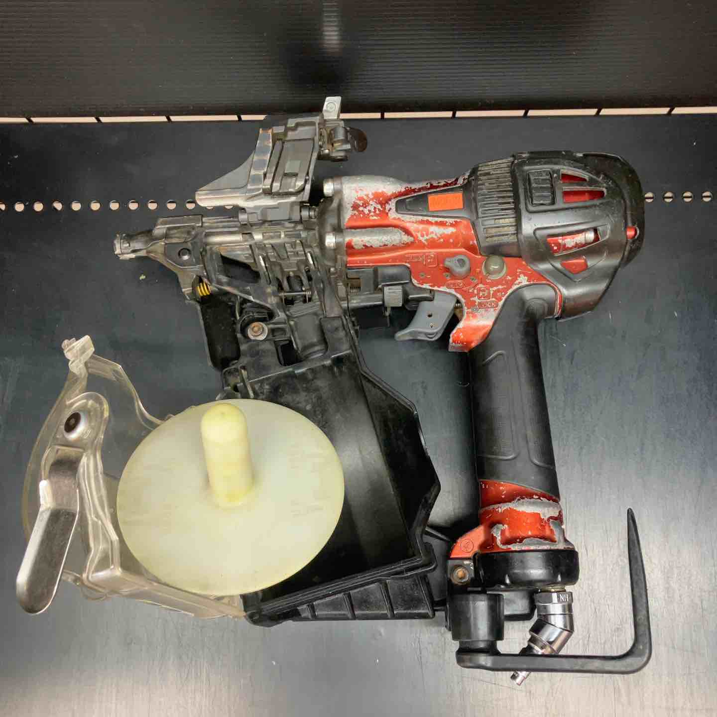 ☆大工道具☆マックス(MAX) 高圧エア釘打ち機 HN-65N2(D) MAX HN-65N2(D)-G 釘打機 スーパーネイラ(クールグレー) ウエダ金物