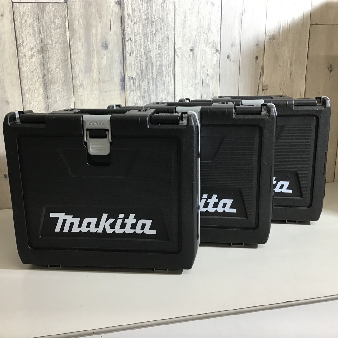 【未使用品】★makita マキタ 18V 充電式インパクトドライバ TD173フルセット 3台セット 青 黒 オリーブ ★送料無料★【戸田店】