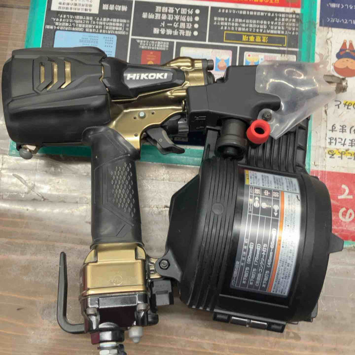 ★ハイコーキ(HIKOKI ※旧:日立工機) 高圧エア釘打ち機 NV90HR2(S)【戸田店】