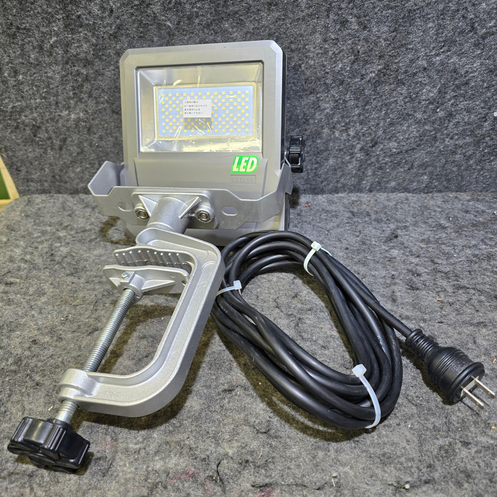 HATAYA LED作業灯 ハンドル付き 中古品 中古品・美品】ハタヤ(HATAYA) 70W LED投光器 バイス式 LEV-705