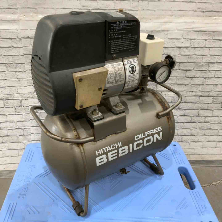 ◇日立産機(HITACHI) ベビコン 0.2LP-7S 常圧エアコンプレッサ【川口店】