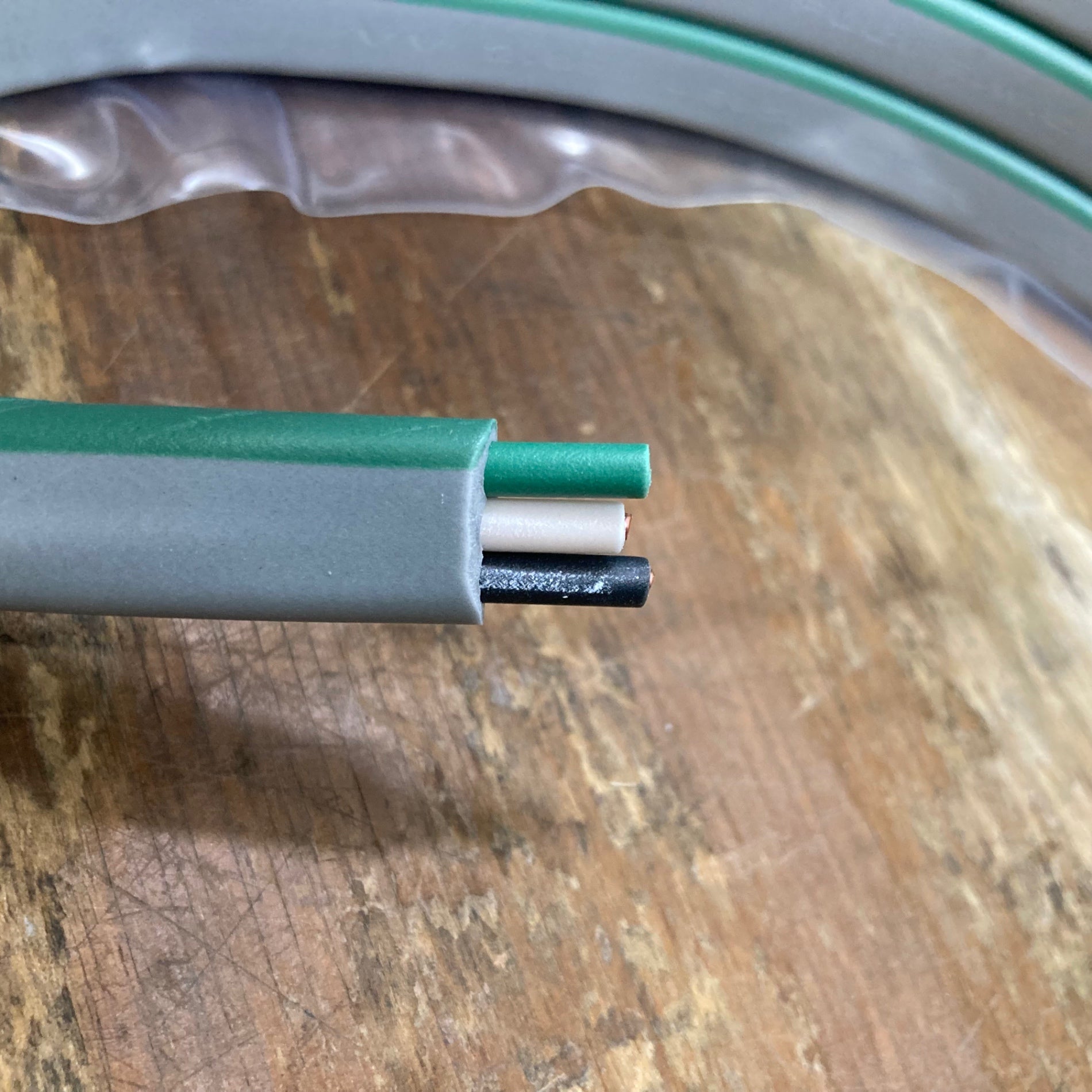 富士電線 公団用 VVF 3×2.0mm黒白緑 VVF 3芯 2.0mm 黒白緑 100m VVF 電力ケーブル 協和電線工業 600V 芯数