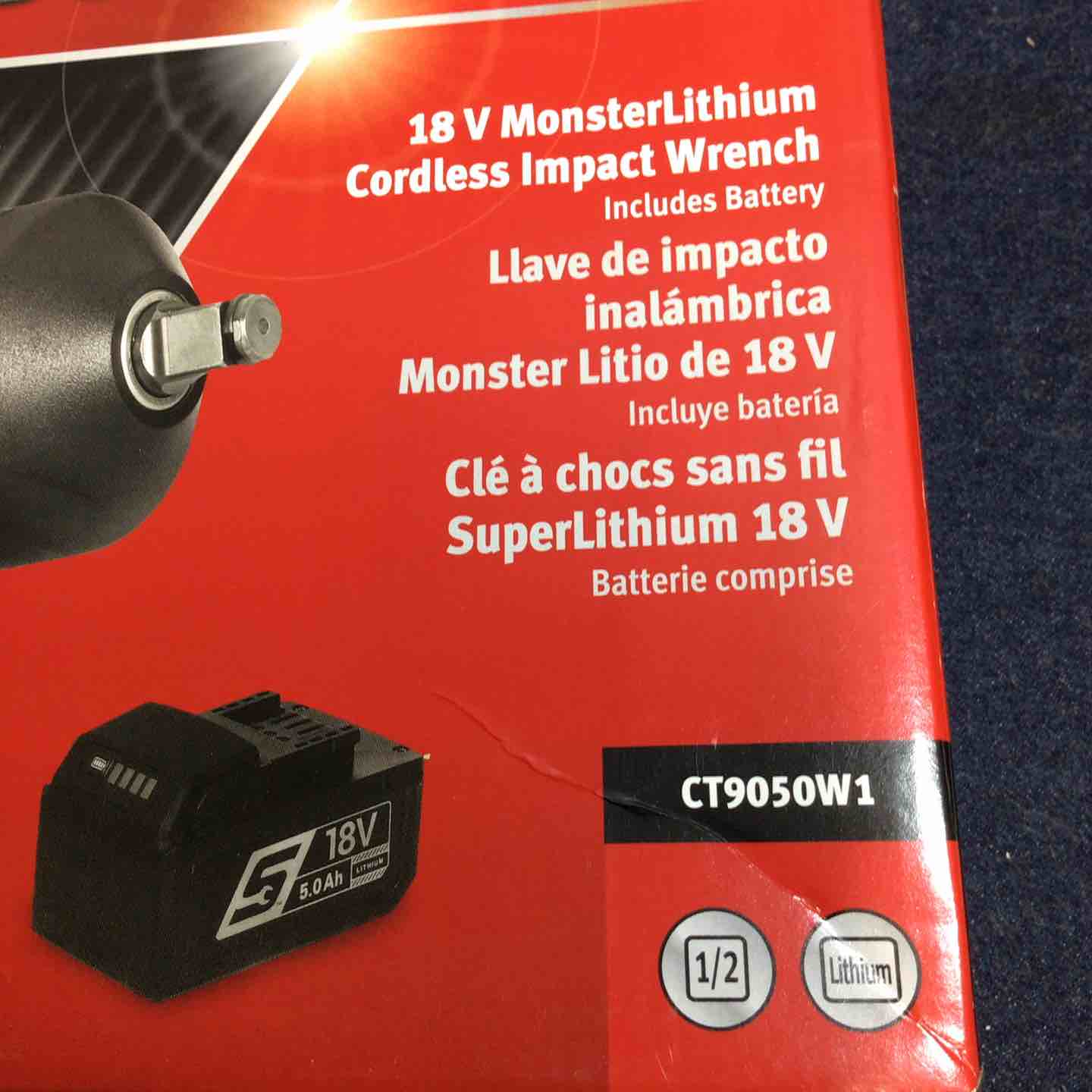 スナップオン(Snap-on) CT9050W1 コードレスインパクトレンチ【八潮店