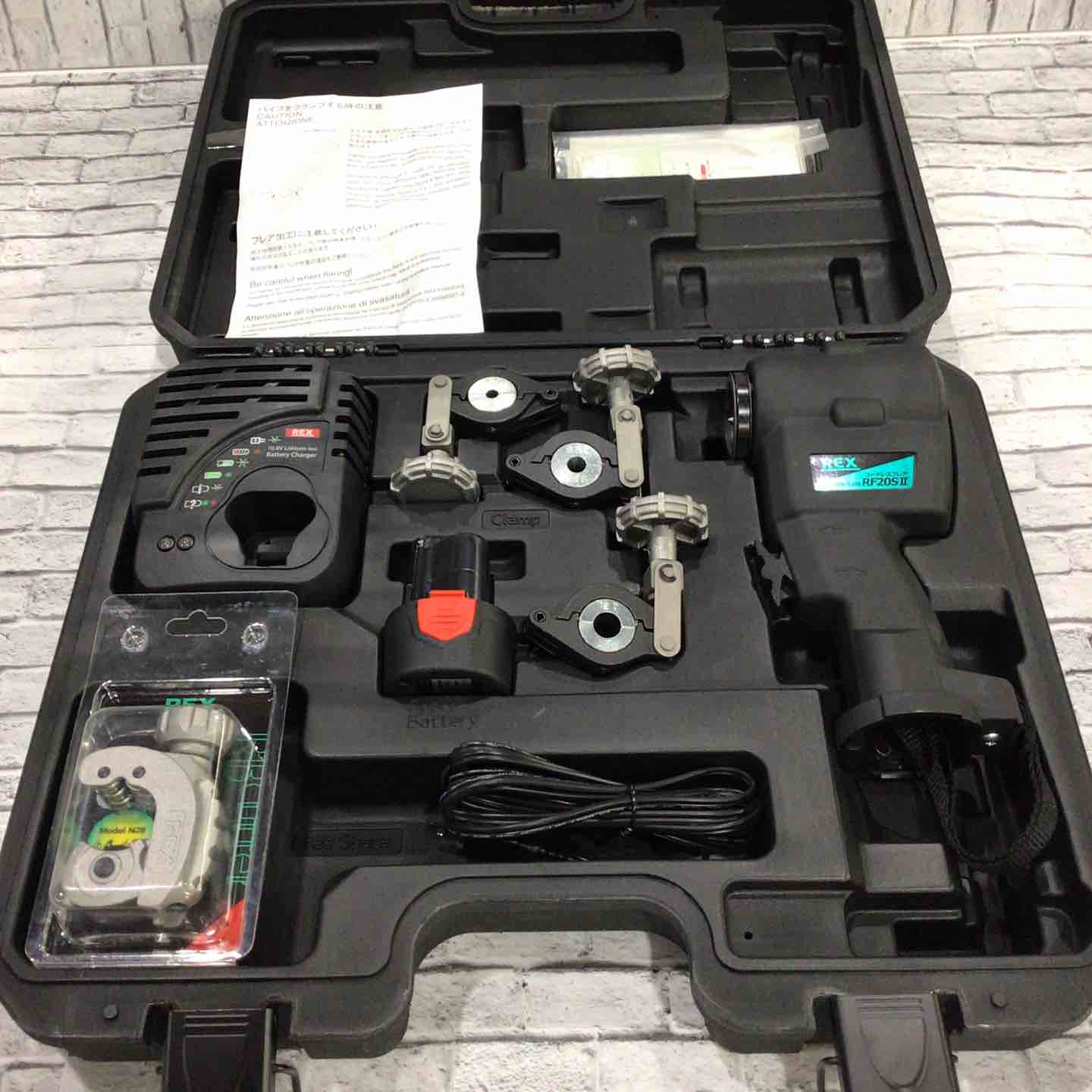 REX コードレスフレア レッキス工業 REX コードレスフレア RF-20S フレア加工 フレア