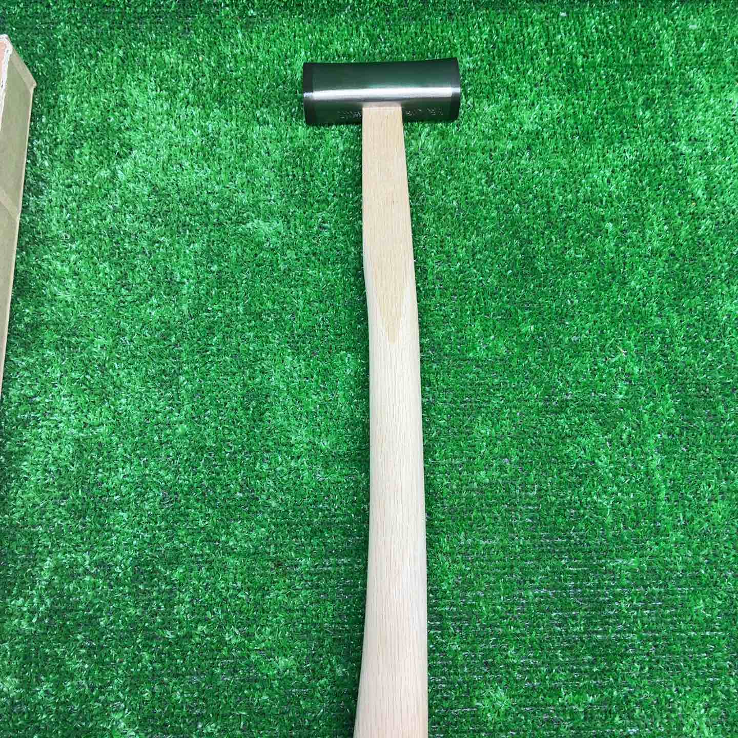 未使用品】 道心斎正行 100匁 四角玄翁 鋼付 柄付き【藤沢店