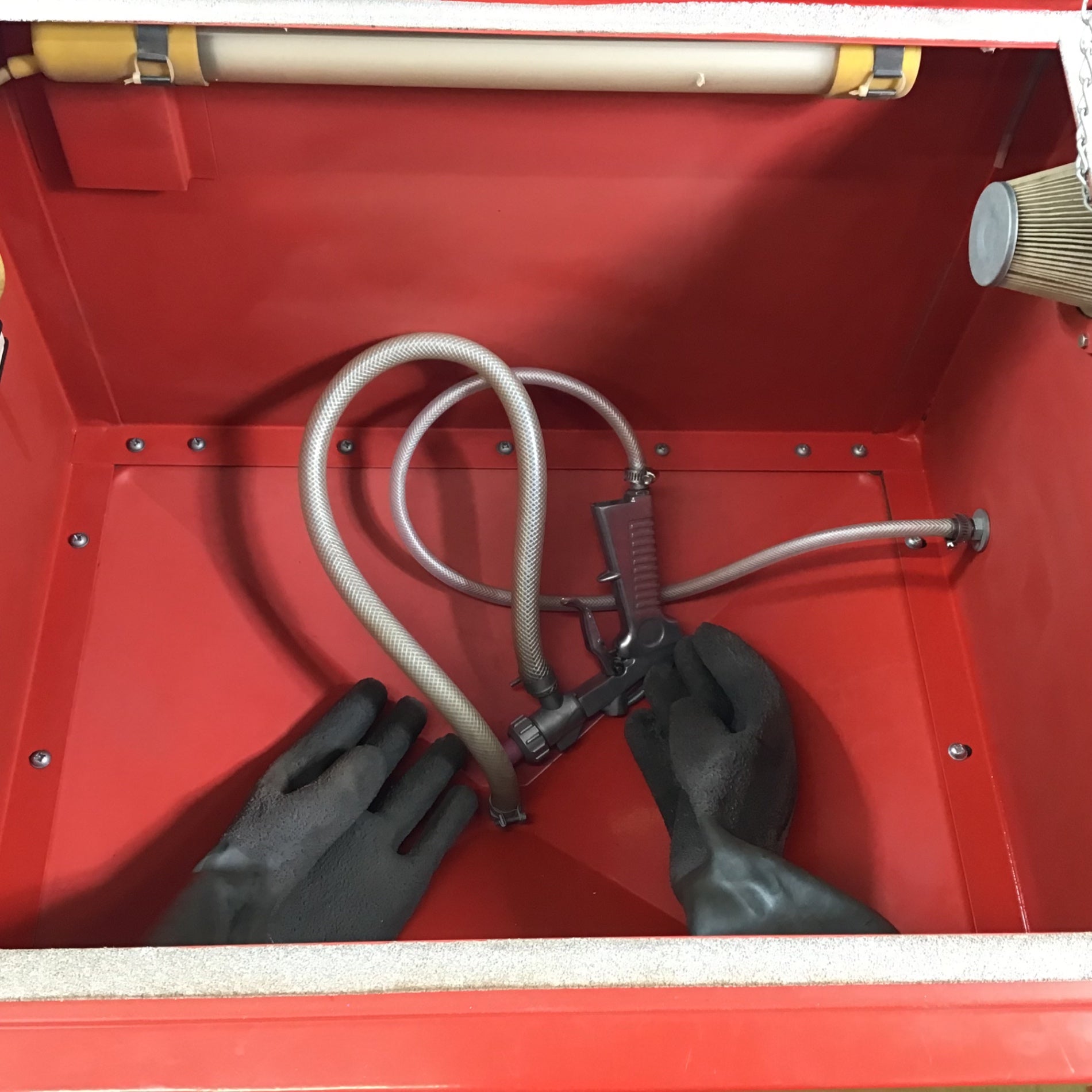 〇アストロプロダクツ ベンチサンドブラスト AP040714【岩槻店