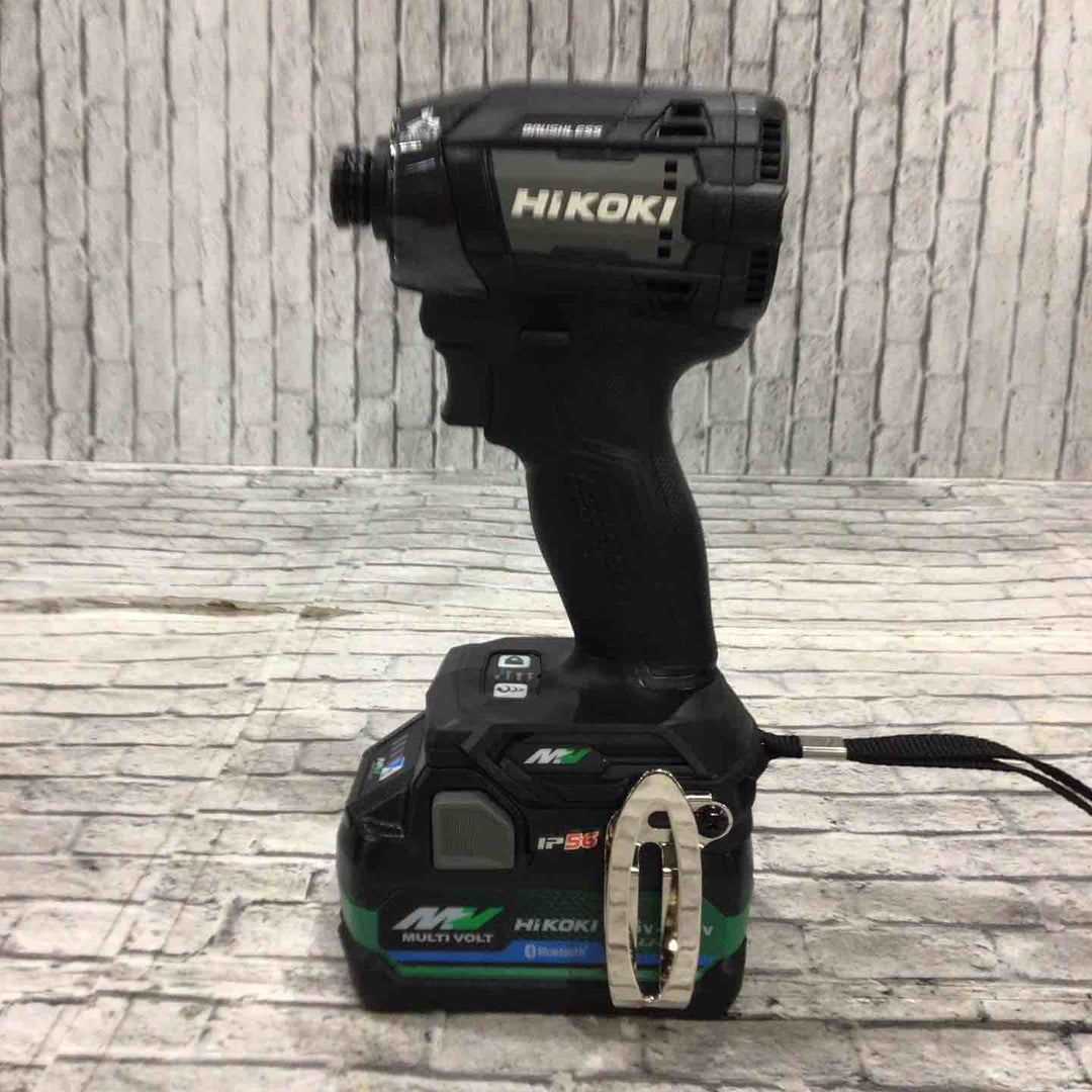★ハイコーキ(HIKOKI ※旧:日立工機) コードレスインパクトドライバ ストロングブラック WH36DD(2XHBSZ)【川口店】