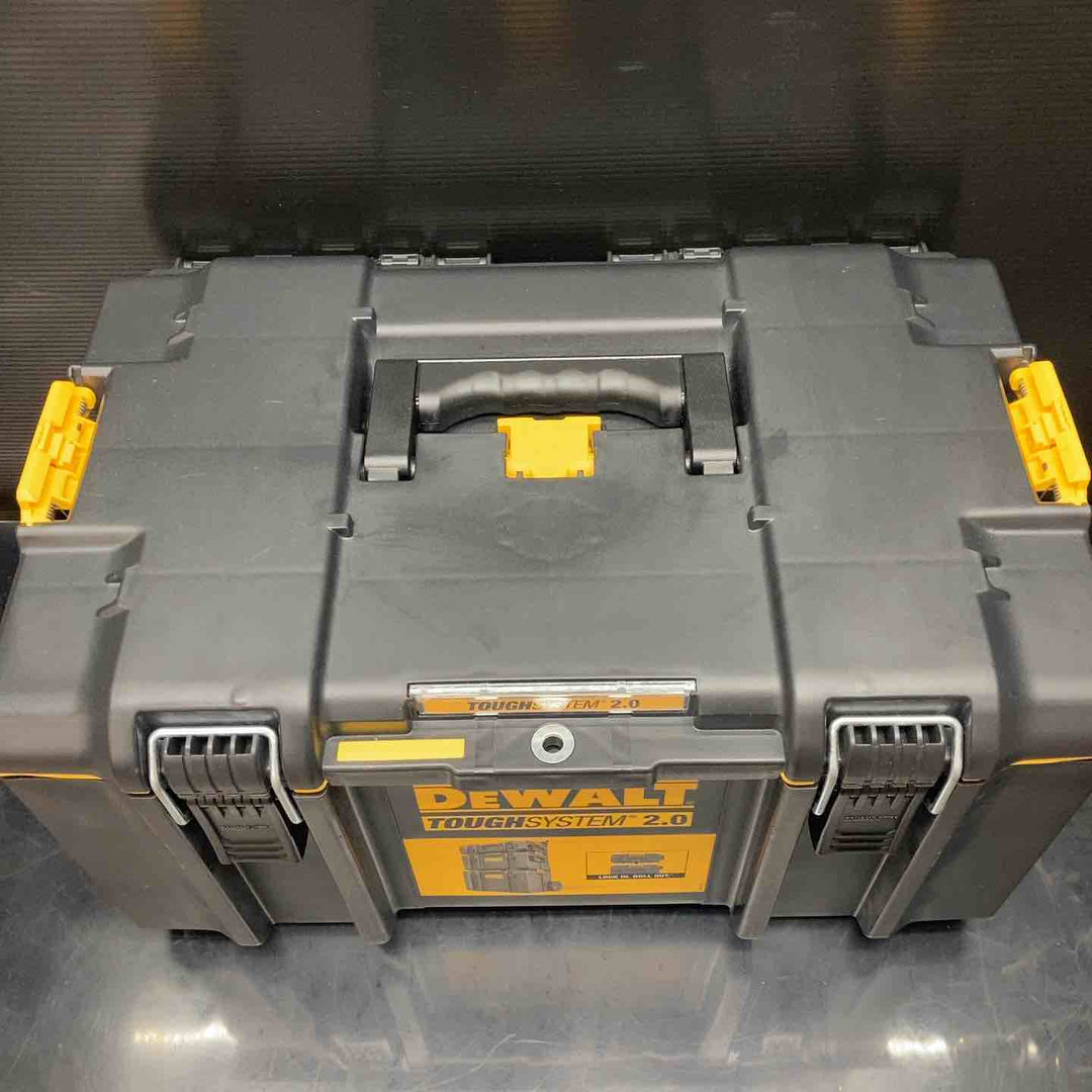 ◇デウォルト(DeWALT) タフシステム2.0 システム収納BOX Mサイズ 工具箱 収納ケース ツールボックス DS300 積み重ね収納 DWST83294-1【川越店】