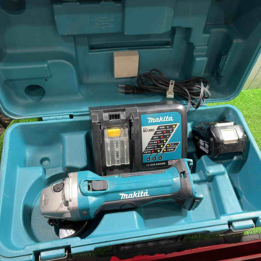 ◇マキタ(makita) 18V コードレスディスクグラインダ GA402DRF 動作確認済み【川口店】