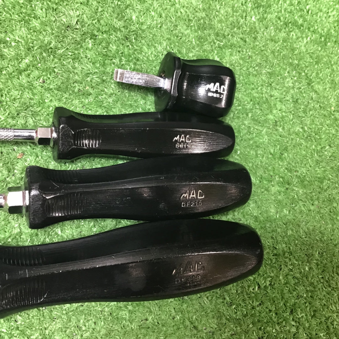 【中古品】マックツール(MACTOOLS) ドライバーDG33/22/11/DGS2 DF315/210/DG11/DGS2　8本セット