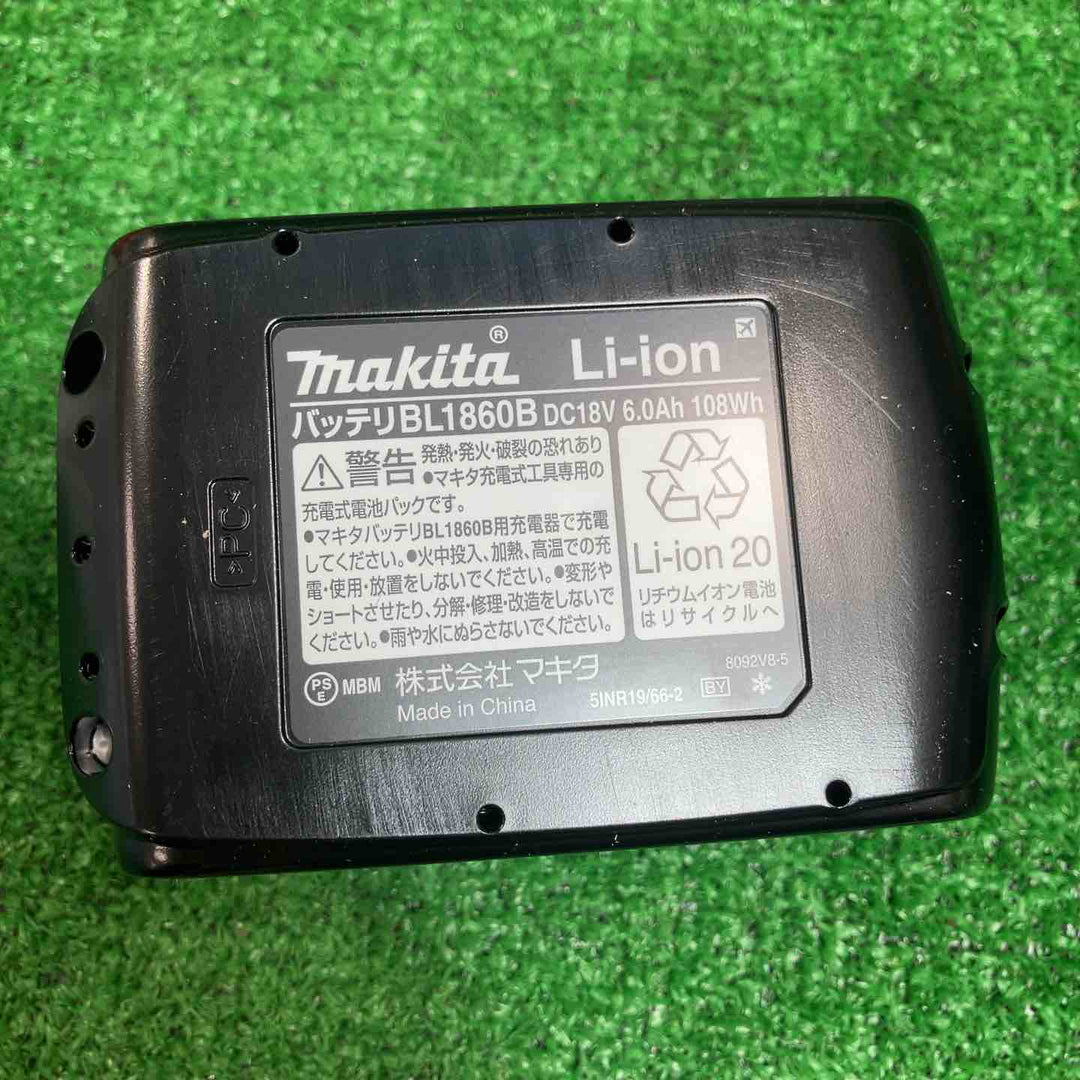 【未使用品】★マキタ(makita) リチウムイオンバッテリー 18V/6.0Ah BL1860B　5個セット【川崎店】