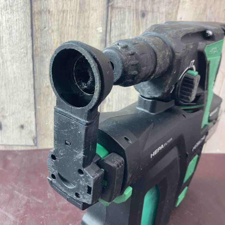 【中古品】ハイコーキ(HIKOKI ※旧:日立工機) コードレスロータリハンマドリル DH18DBL(NN) 集じんシステム バッテリー付属【東大和店】