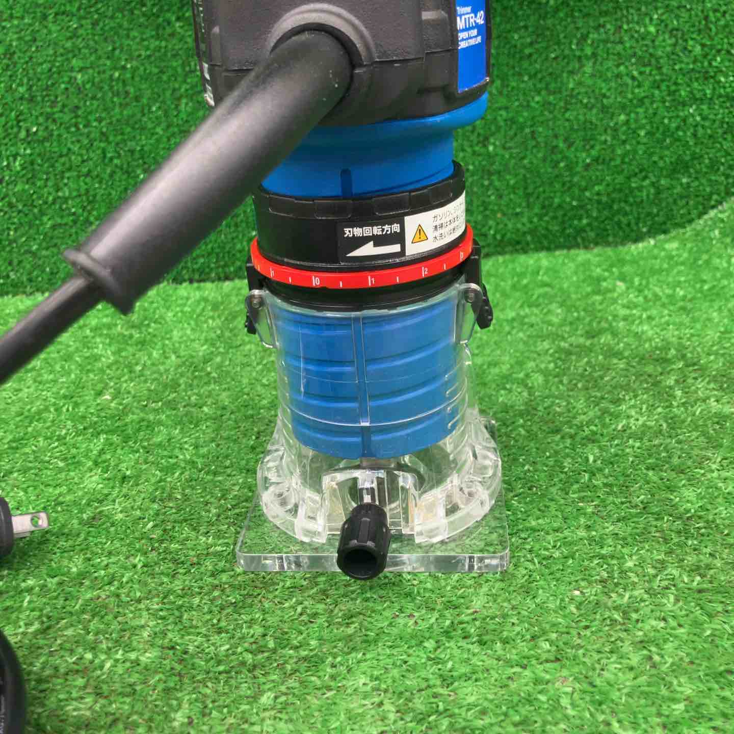 リョービ RYOBI MTR-42 トリマ 中古品 ストレートガイド/ビット多数付