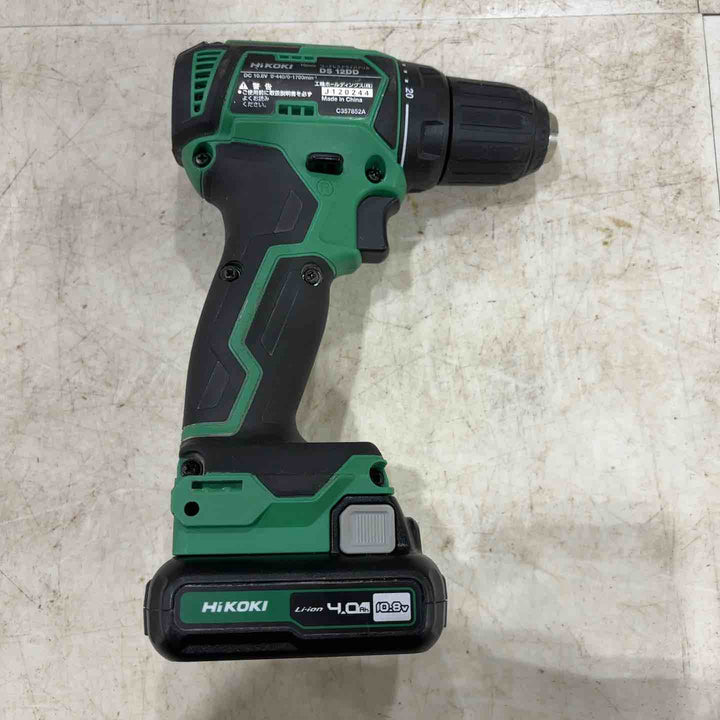 ★ハイコーキ(HIKOKI ※旧:日立工機) 10.8V コードレスドリルドライバー DS12DD(2LS)【川口店】