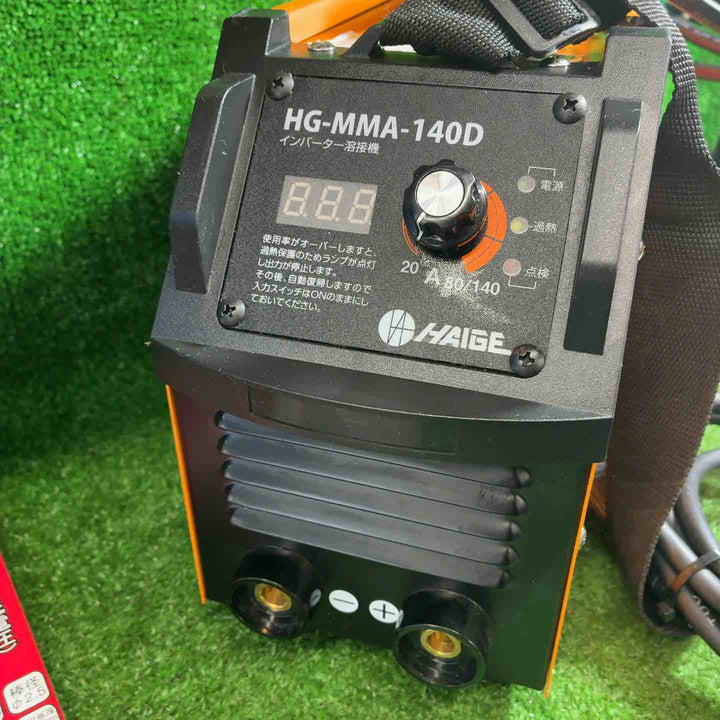 【美品】HAIGE ハイガー 100/200v インバーター直流溶接機 HG-MMA-140D【藤沢店】