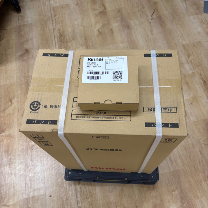 【未使用品】リンナイ ガス給湯器 RUX-A2016W(A)-E リモコン付き MC-145V(A)－FL【電材館越谷店】
