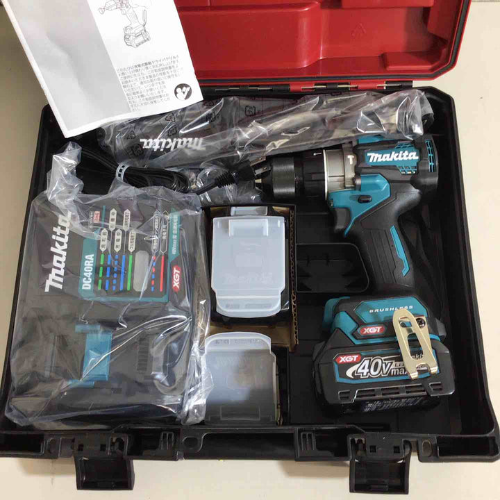 【未使用品】★純正バッテリー2個&充電器付き フルセット★マキタ(makita) コードレス振動ドリルドライバー HP001GRDX【戸田店】