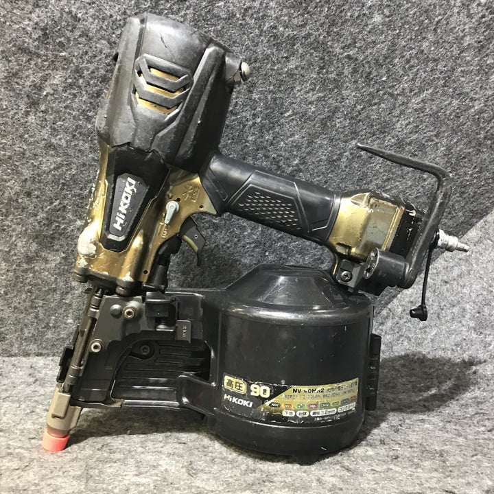 【中古品】ハイコーキ(HIKOKI ※旧:日立工機) 高圧エア釘打ち機 NV90HR2(S)【桶川店】