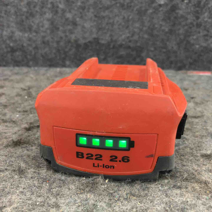 ★ヒルティ(Hilti) リチウムイオンバッテリー B22 2.6 22V/2.6Ah【鴻巣店】