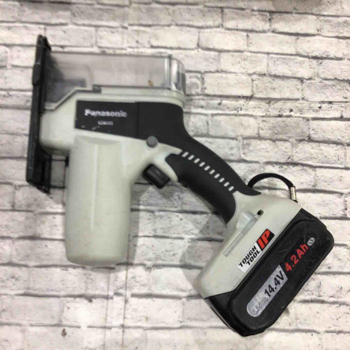 ◇パナソニック(Panasonic) コードレス角穴カッター EZ4543LS2S-B【川口店】