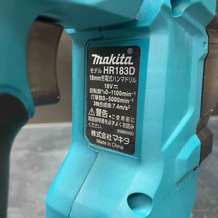 ★マキタ(makita) コードレスハンマドリル HR183DZK【川越店】