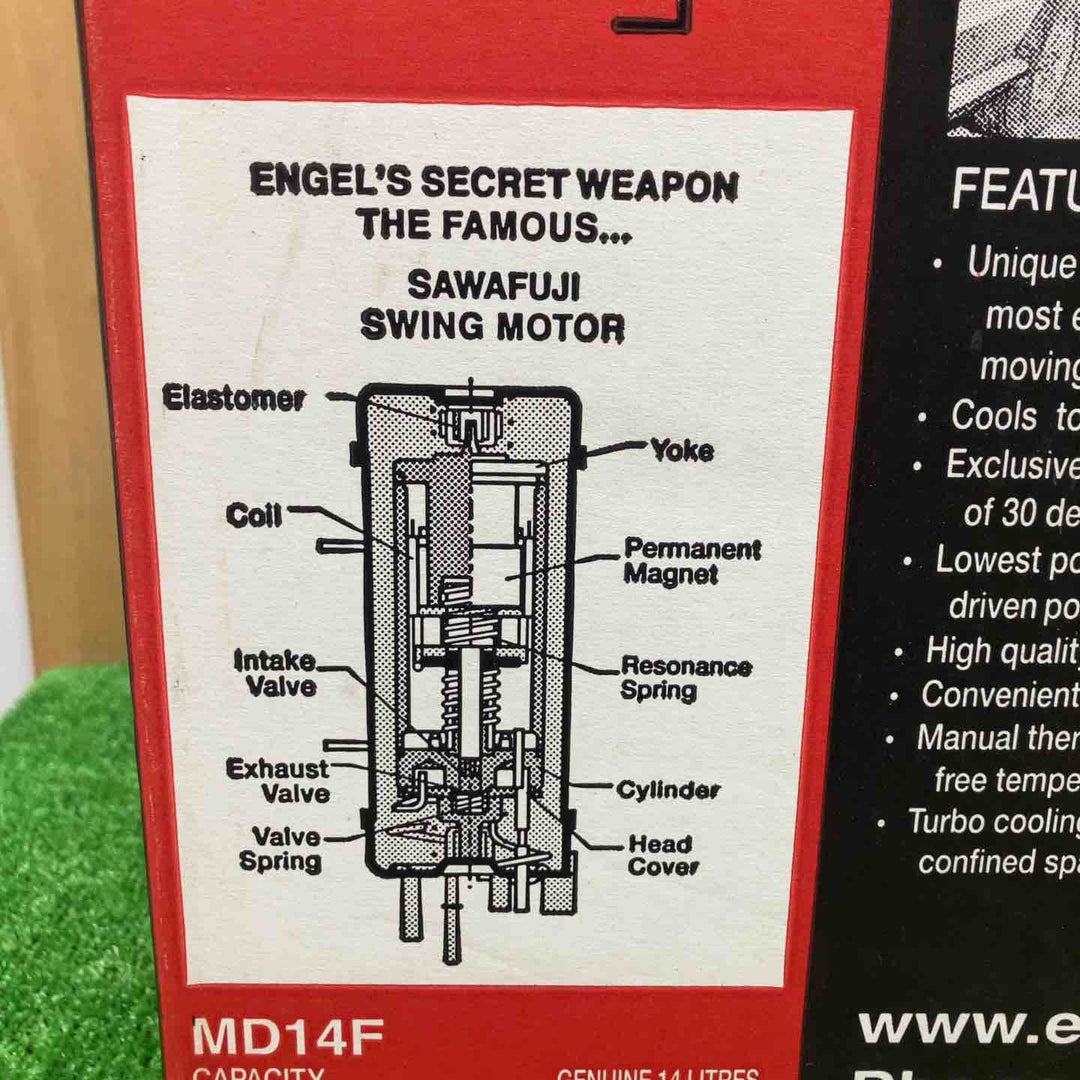 澤藤電機 ENGEL エンゲル 冷凍冷蔵庫 ポータブルSシリーズ 容量14L MD14F-D 2025年製【川越店】