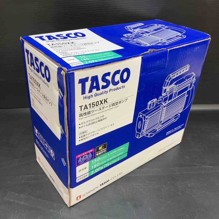【未使用品】TASCO/タスコ オイル逆流防止弁付高性能ツーステージ真空ポンプ TA150XK【川越店】