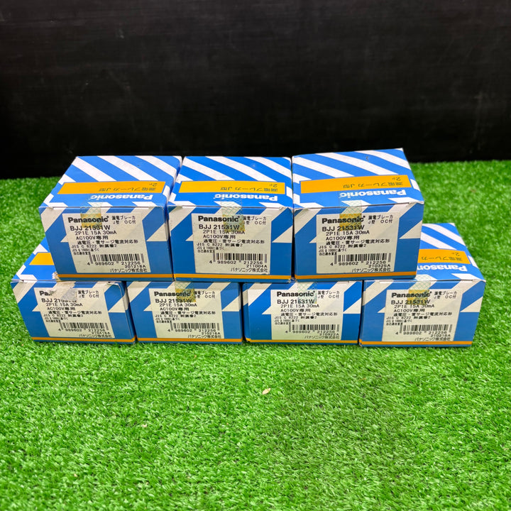 【未使用品】パナソニック 漏電ブレーカー BJJ21531W 7個まとめ【電材館越谷店】