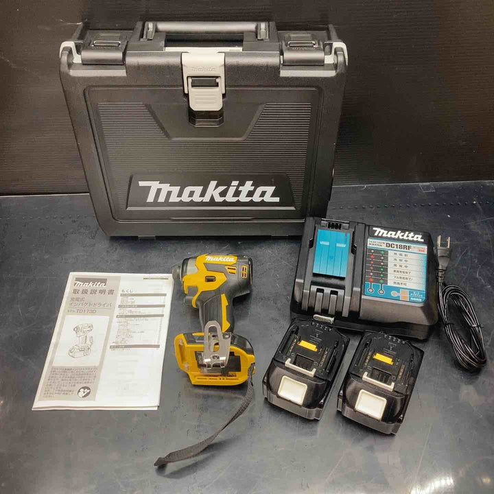 ★マキタ(makita) コードレスインパクトドライバー TD173DGXFY【川越店】