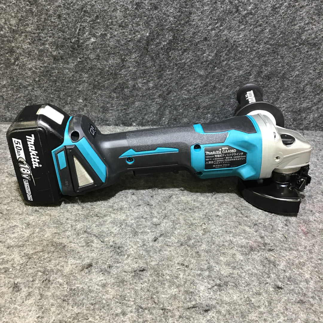 【中古・バッテリ付き】 マキタ makita 18V 100mmコードレスディスクグラインダ GA408DZ 【桶川店】